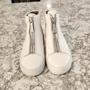 Frye Lena High Top Sneaker With Zipper